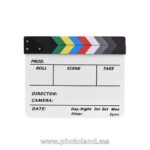 CLAP DE CINÉMA PROFESSIONNEL / COULEUR Blanc