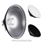 Beauty dish 55 cm pour flash de studio