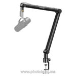 Bras articulé de microphone AK‑48 avec ressorts et gestion de câbles