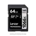 Carte mémoire SDXC professionnelle 64 Go ,160Mb/s