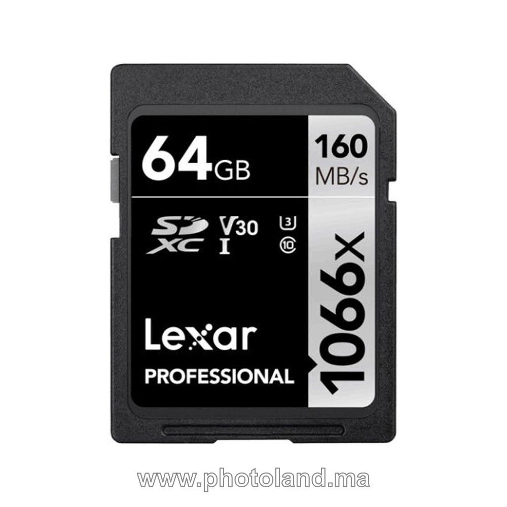 carte-memoire-sdxc-professionnelle-64-go-160mb-s-1 Carte mémoire SDXC professionnelle 64 Go ,160Mb/s - Image 1