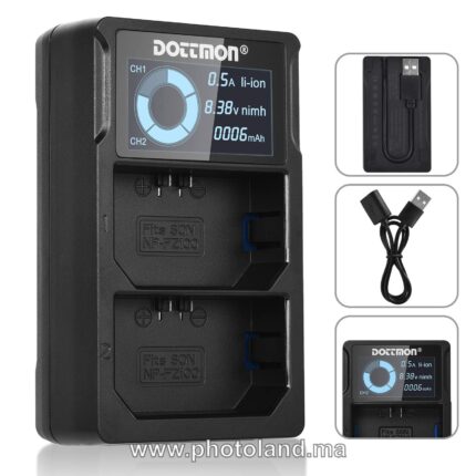 Chargeur Double USB pour Batteries Sony NP FZ100
