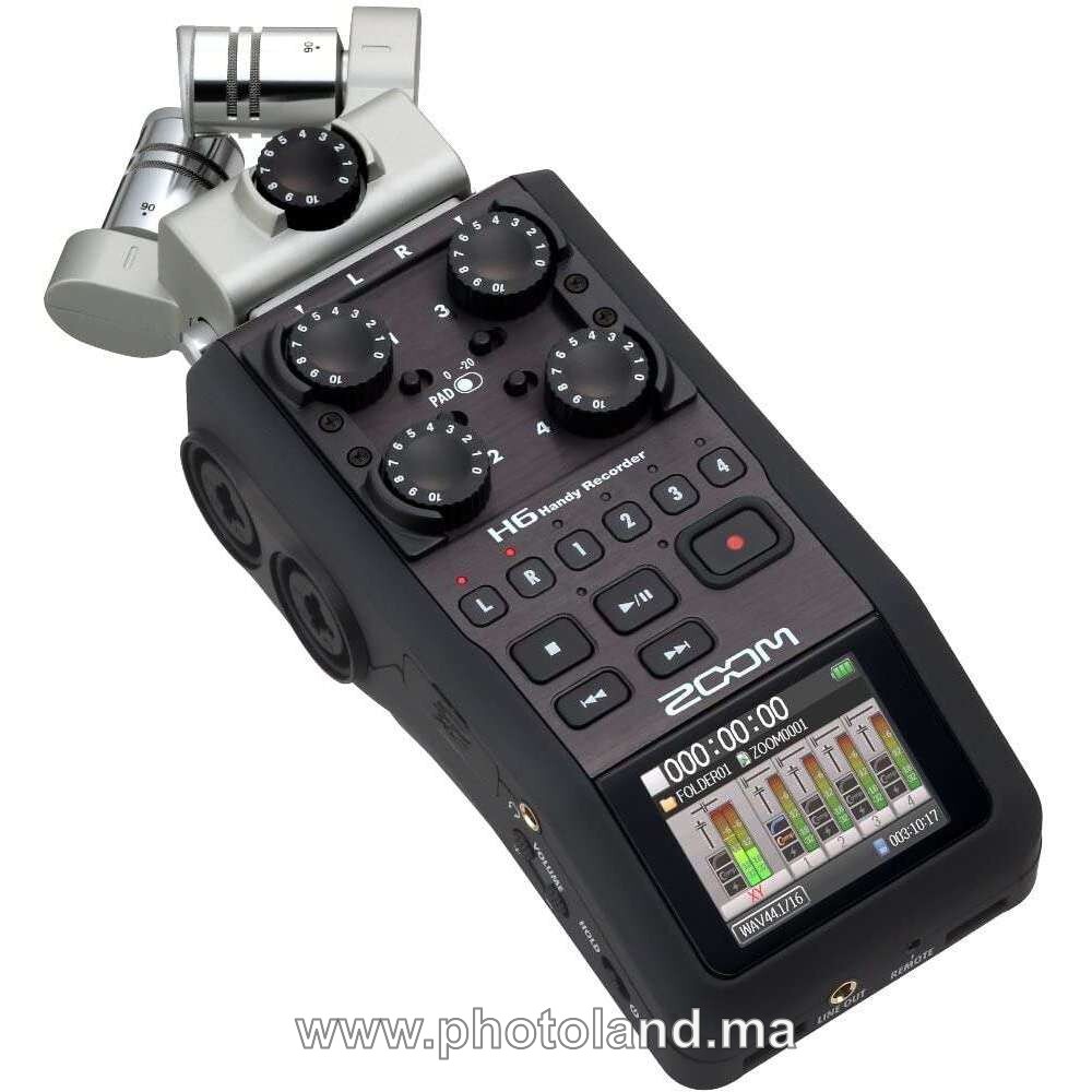 enregistreur-numerique-portable-zoom-h6-1 Enregistreur numérique portable Zoom H6 - Image 1