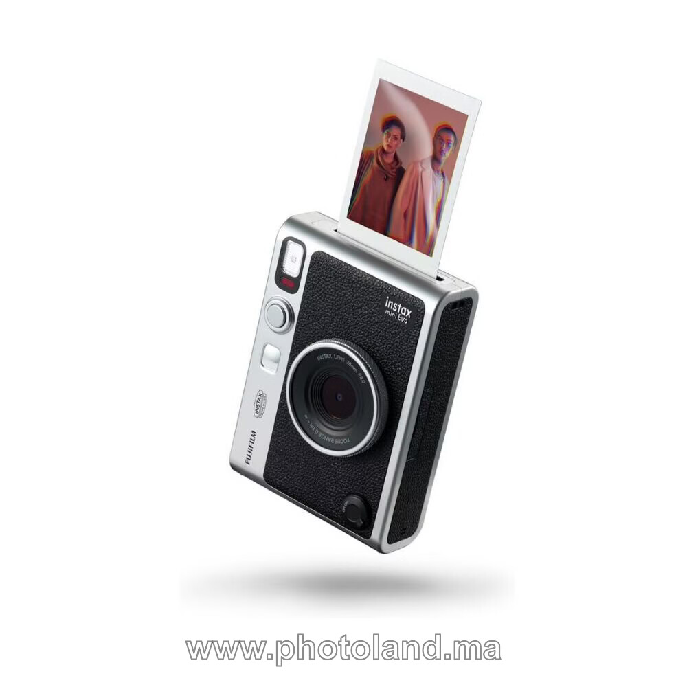 fujifilm-instax-mini-evo-noir-appareil-photo-instantane-hybride-1 Fujifilm Instax Mini Evo Noir – Appareil photo instantané hybride - Image 1