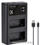 K&F CONCEPT CHARGEUR DOUBLE LP-E17 – RECHARGE RAPIDE CANON