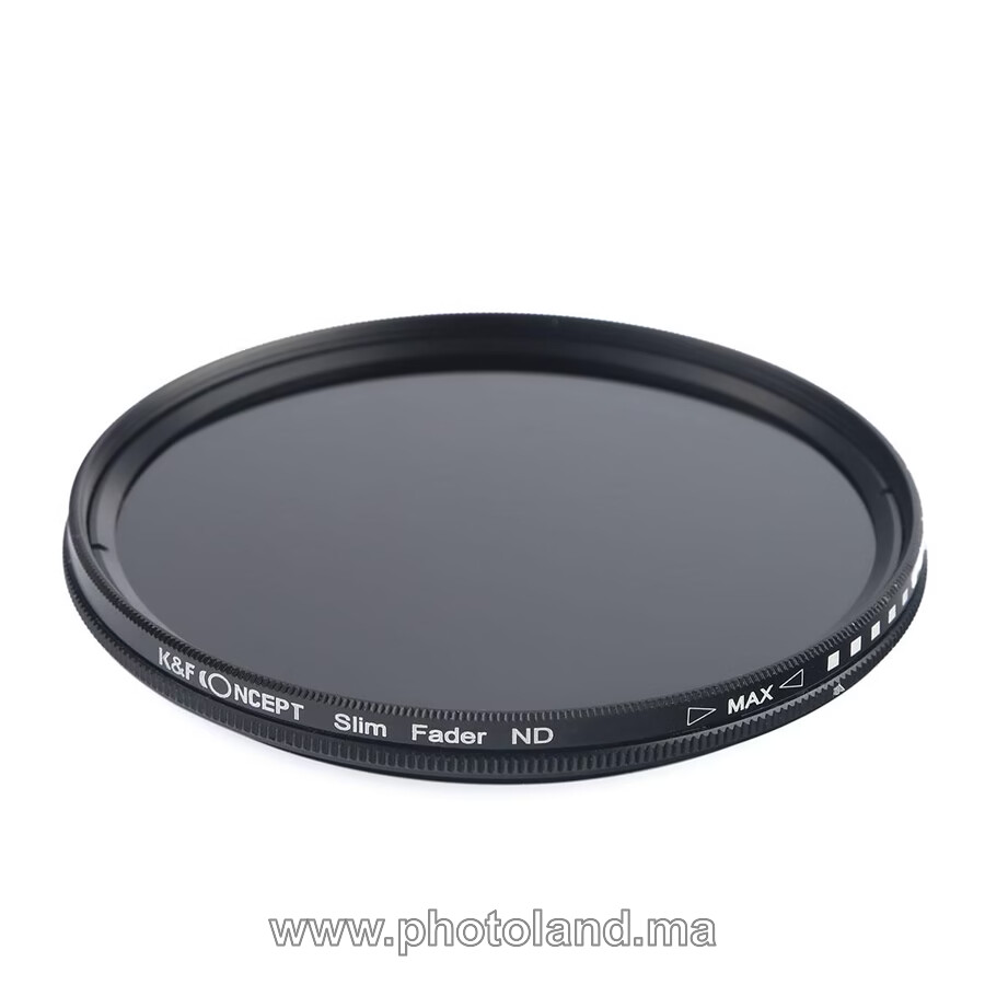 kf-concept-filtre-variable-slim-nano-x-ndx-82mm-nd2-a-nd400-1 K&F CONCEPT FILTRE VARIABLE SLIM NANO-X NDX 82MM – ND2 À ND400 - Image 1