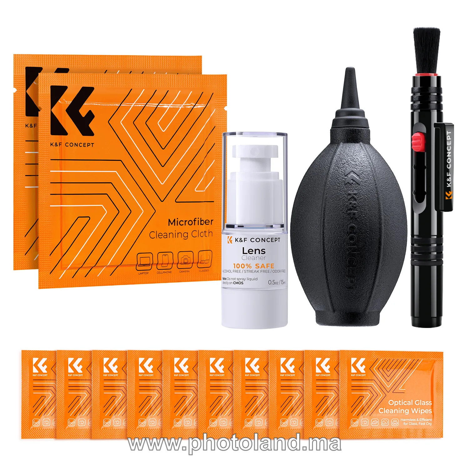 kf-concept-kit-de-nettoyage-15-en-1-1 K&F Concept Kit de nettoyage 15 en 1 - Image 1