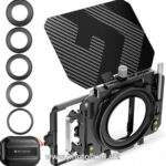 K&F CONCEPT MINI MATTE BOX – KIT FILTRES 4″ × 5,65″