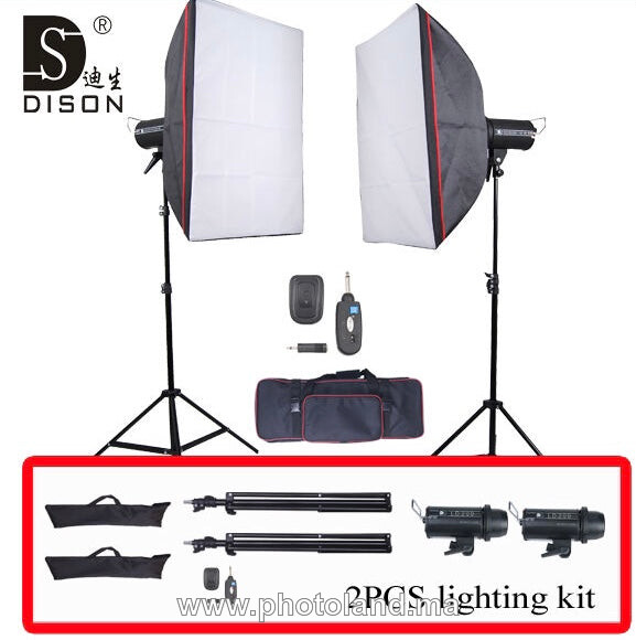 kit-flash-studio-dison-ld-200w-1 Kit Flash Studio DISON LD 200W - Image 1