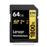 Lexar 64GB Professionnel 270Mb/s