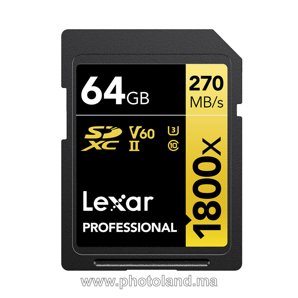lexar-64gb-professionnel-120mb-s-1 Lexar 64GB Professionnel 270Mb/s - Image 1
