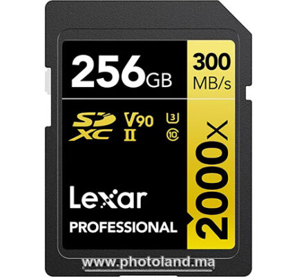 Lexar Carte SD – 64Gb ,128Gb ,256Gb – V90 Professionnel 300b/s