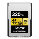 Lexar CFexpress 320GB Professional Type A card Gold