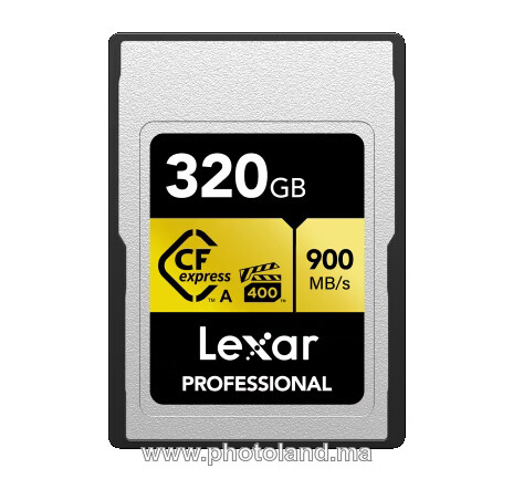 lexar-cfexpress-320gb-professional-type-a-card-gold-1 Lexar CFexpress 320GB Professional Type A card Gold - Image 1