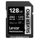 Lexar SILVER PRO Carte SD , carte mémoire SD UHS-II, V60, U3, C10, 128Gb ,256Gb ,512Gb