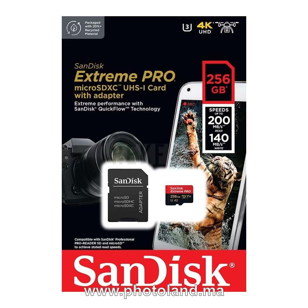 microsdxc-sandisk-extreme-pro-256-go-1 SanDisk MicroSDXC Extreme PRO 256Go - Image 1