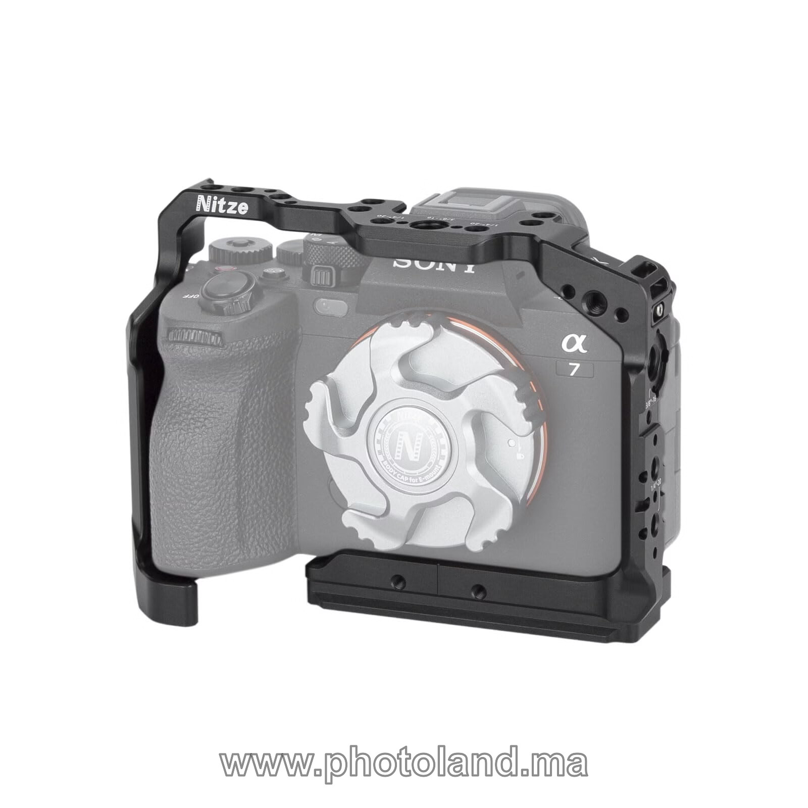 nitze-cage-pour-sony-a7-iv-t-s09a-tp-a7siii-a7s-iii-1 NITZE Cage pour SONY (A7 IV T-S09A – TP-A7SIII – A7S III ) - Image 1