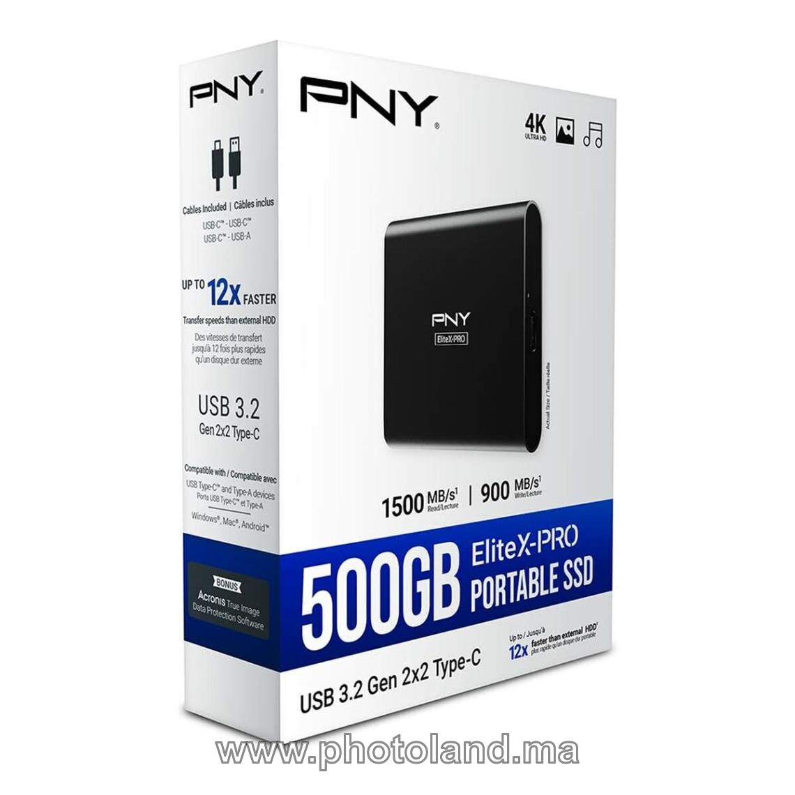 pny-ssd-externe-elitex-pro-type-c-3-2-500gb-1 PNY SSD Externe EliteX- PRO Type-C 3.2 500GB - Image 1