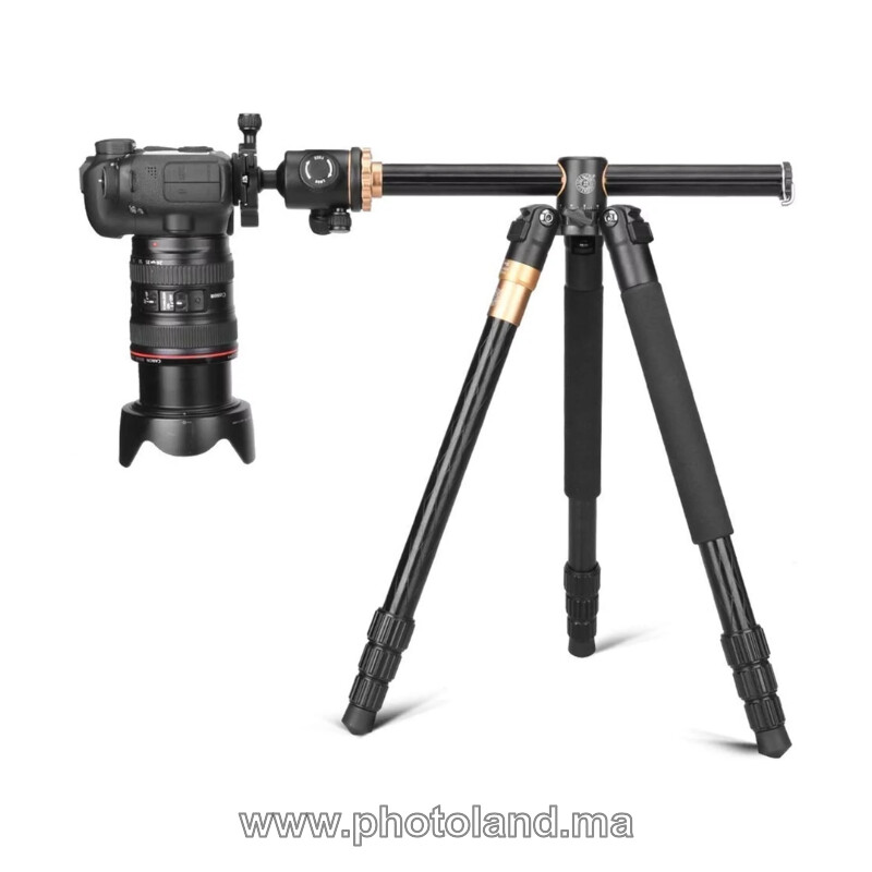 q999-trepied-professionnel-portable-en-alliage-daluminium-avec-tete-a-bille-amovible-et-poche-pour-appareil-photo-numerique-et-camescope-1 Q999 Trépied professionnel portable en alliage d’aluminium - Image 1