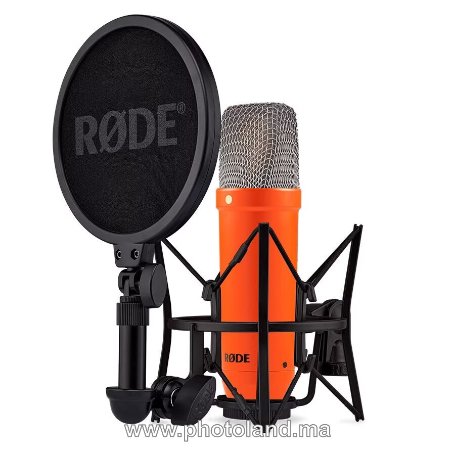 rode-nt1-signature-orange-micro-studio-cardioide-edition-limitee-1 Rode NT1 Signature Orange – Micro studio cardioïde édition limitée - Image 1