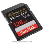 SANDISK Extreme PRO 128Go, 200MB/s V30 U3