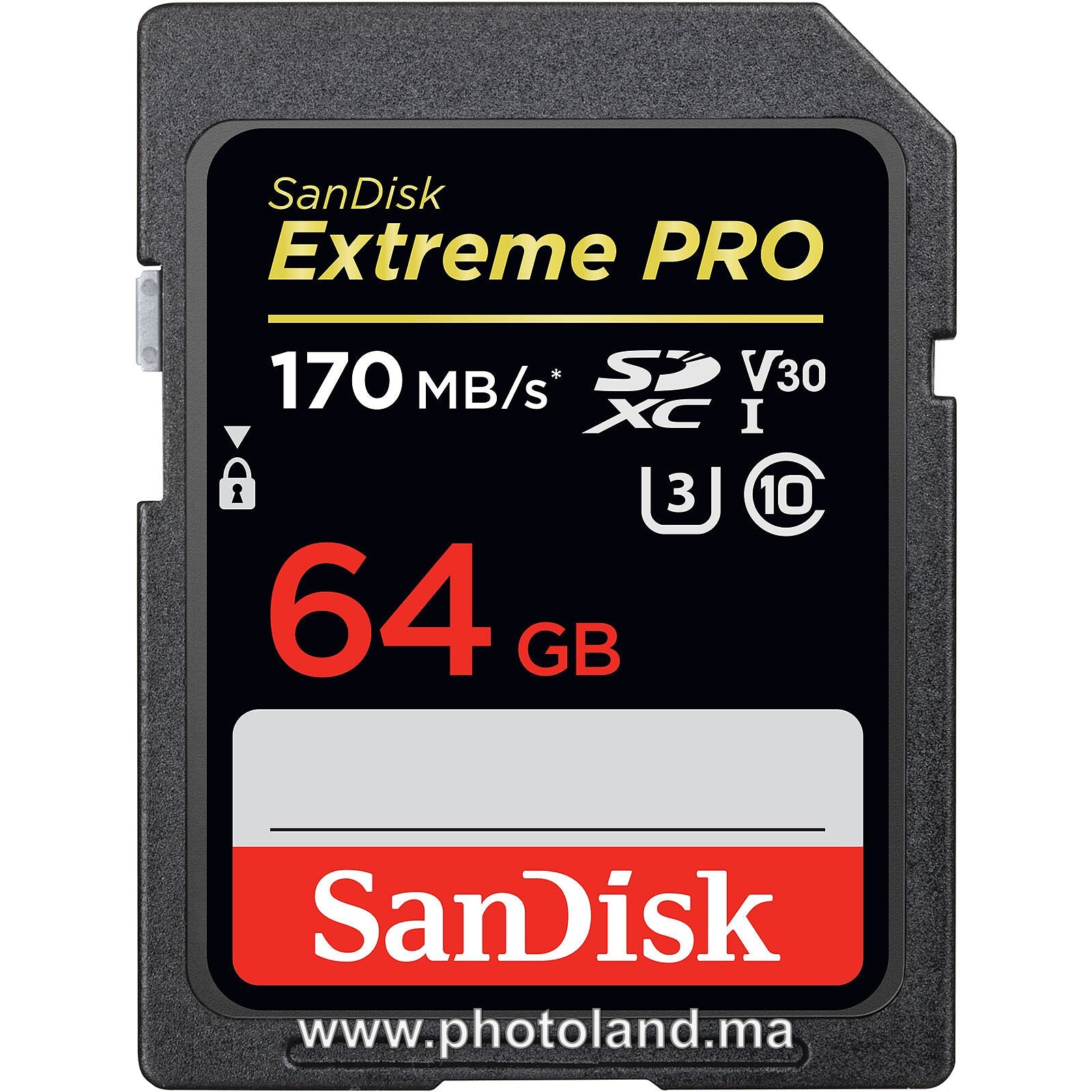 sandisk-extreme-pro-64-go-1 SANDISK Extreme PRO SD 64 Go, 170MB/s - Image 1