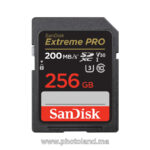 SANDISK Extreme Pro SD 256Go-200MB/s V30 U3
