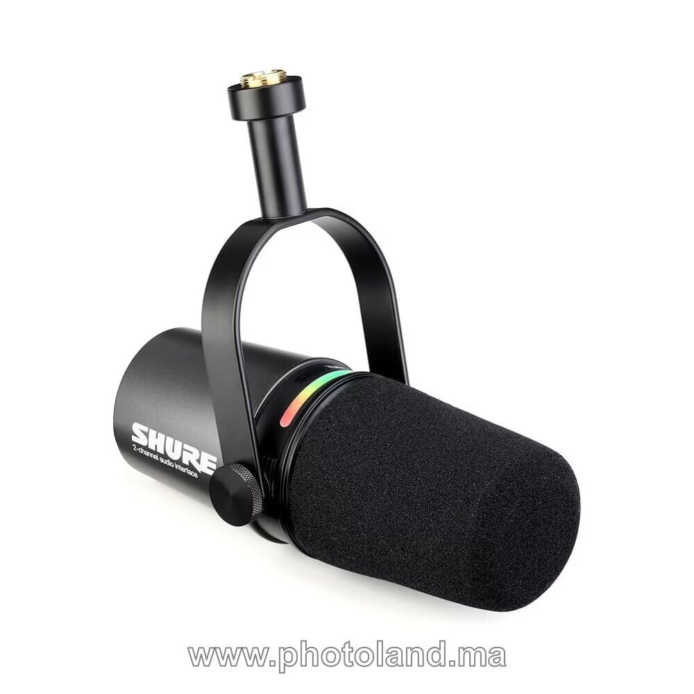 shure-mv7i-microphone-dynamique-interface-audio-integree-1 Shure MV7i – Microphone dynamique & interface audio intégrée - Image 1