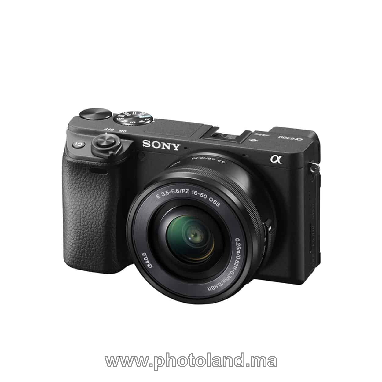 sony-alpha-6400-objectif-af-3-5-5-6-16-50-pz-oss-1 Sony Alpha 6400 + objectif AF 3.5-5.6/16-50 PZ OSS - Image 1