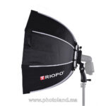 Triopo 65cm Softbox support flash+grille