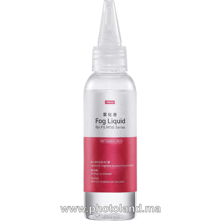 ulanzi-fog-juice-liquide-a-fumee-60-ml-pour-machine-filmog-1 Ulanzi Fog Juice – Liquide à fumée 60 mL pour machine FILMOG - Image 1